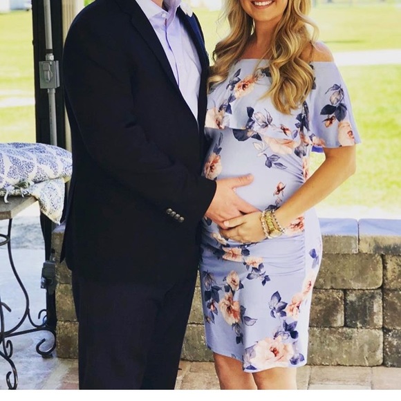 Dresses & Skirts - Hello Miz Ruffle Maternity Dress